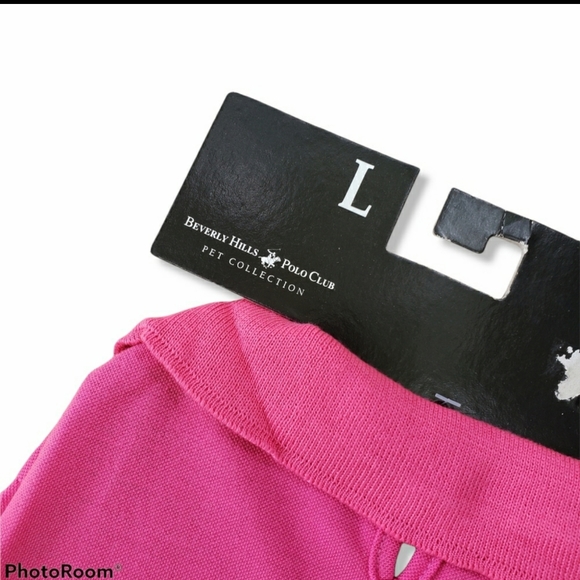 Dog shirt beverlyhills polo club pink size Large - Picture 4 of 4